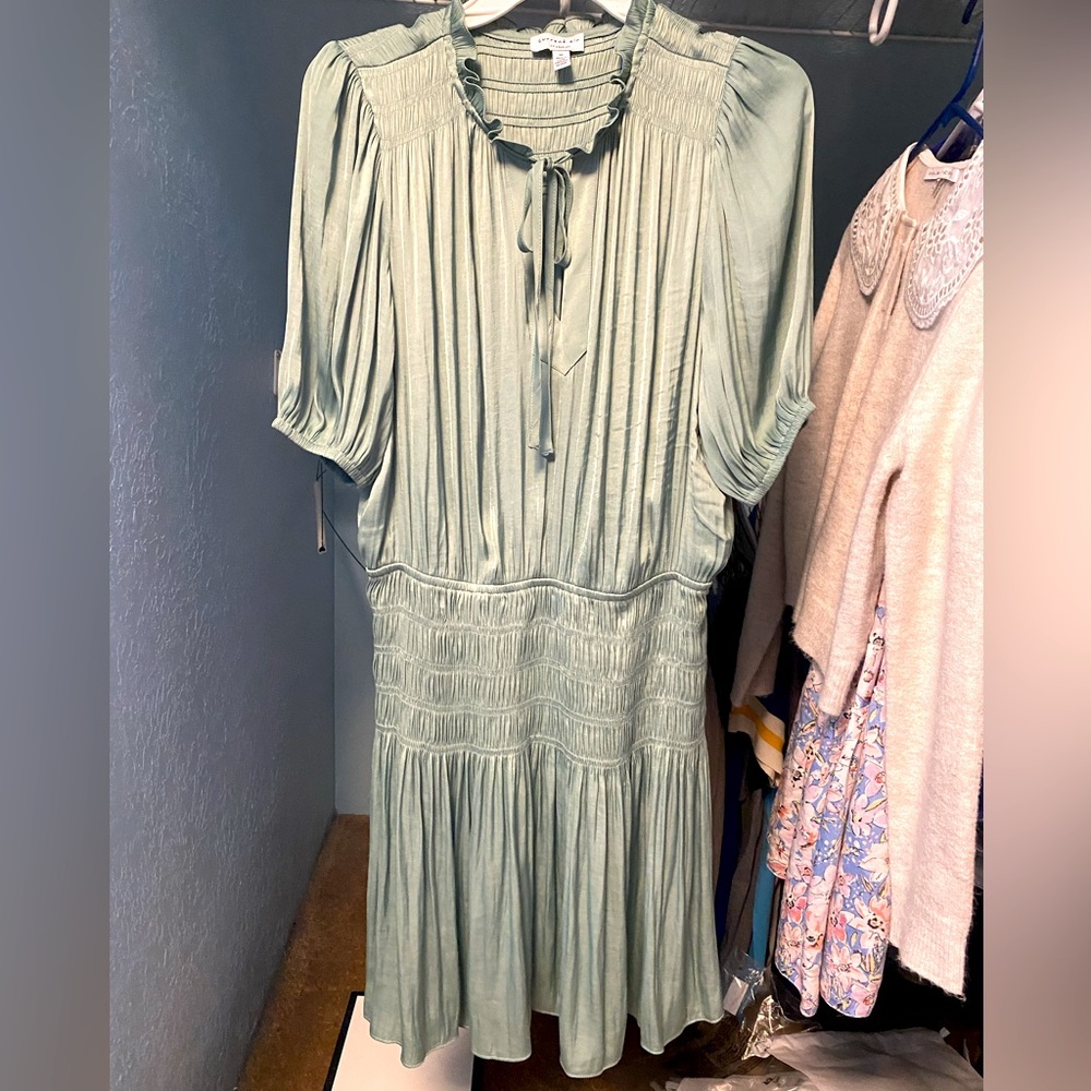Current Air size M satin vintage style dress